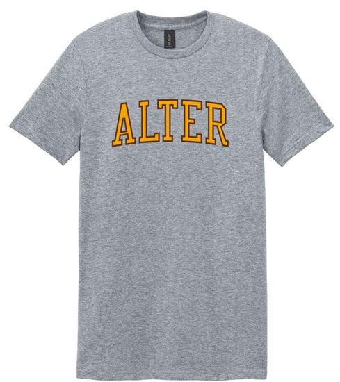 Picture of Alter High School - Adult/Unisex - Softstyle Short Sleeve Tee w/ LOGO CHOICE by Gildan 64000 - Sports Grey