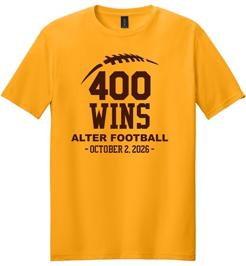 Picture of Alter Football - Adult/Unisex - Softstyle Short Sleeve Tee by Gildan 64000/8000b -  Gold or Sports Grey