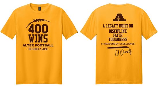 Picture of Alter Football - Adult/Unisex - Softstyle Short Sleeve Tee by Gildan 64000/8000b -  Gold or Sports Grey