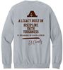 Picture of Alter Football  - Adult/Unisex - Softstyle Crewneck Sweatshirt by Gildan SF000/18000(b) -  Gold or Sports Grey