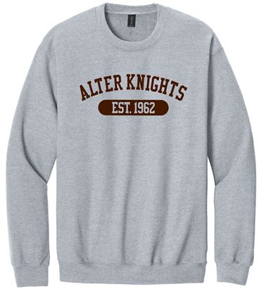 Picture of Alter High School - Adult/Unisex - Softstyle Crewneck w/ LOGO CHOICE Logo by Gildan SF000 - Sports Grey