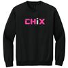 Picture of CHIX - Youth & Adult/Unisex - Team Gear Crewneck by Gildan PC90Y/18000(B) - Black, Heliconia/Sangria, Sports Grey, or White