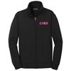 Picture of CHiX  - Youth - Sport Wick Full Zip Jacket YST241 - Black
