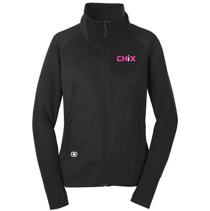 Picture of CHiX - Ladies -  Ogio Endurance Fulcrum Full-Zip LOE700 - Black
