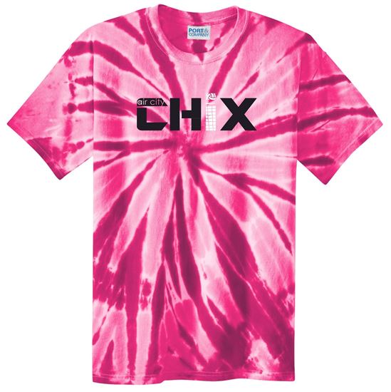 Picture of CHiX - Youth & Adult/Unisex - Tie Dye Tee by Port & Company PC147(Y) - Black or Pink
