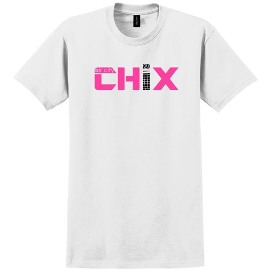 Picture of CHiX - Youth & Adult/Unisex - Short Sleeve Tees 2000(B) - Pink & Black Logo