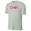 Picture of CHiX - Youth & Adult/Unisex - Dri Fit Tee by Sports Tek (Y)ST350 - Pink & Black Logo