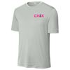 Picture of CHiX - Youth & Adult/Unisex - Dri Fit Tee by Sports Tek (Y)ST350 - Pink & Black Logo