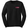 Picture of CHiX - Youth & Adult/Unisex - Long Sleeve Tees  5400B/G2400 - Pink & White Logo