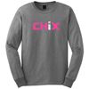 Picture of CHiX - Youth & Adult/Unisex - Long Sleeve Tees  5400B/G2400 - Pink & White Logo
