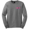 Picture of CHiX - Youth & Adult/Unisex - Long Sleeve Tees  5400B/G2400 - Pink & Black Logo