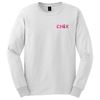 Picture of CHiX - Youth & Adult/Unisex - Long Sleeve Tees  5400B/G2400 - Pink & Black Logo