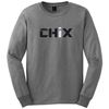 Picture of CHiX - Youth & Adult/Unisex - Long Sleeve Tees 5400B/PC54YLS/G2400/29LS - Black & White Logo