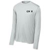 Picture of CHiX - Youth & Adult/Unisex - Dri Fit Long Sleeve by Sports Tek (Y)ST350LS - Black & White Logo