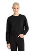 Picture of CHiX - Ladies - Fleece Cropped Crew by Distract DT1105 - Black