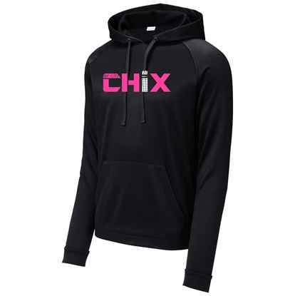 Picture of CHiX - Adult/Unisex - Sport Tek ReCompete Pullover Hoodie ST730 - Black