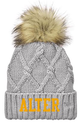 Picture of Alter Hockey - Faux Fur Pom Beanie by New Era NE911 - Grey or Ivory